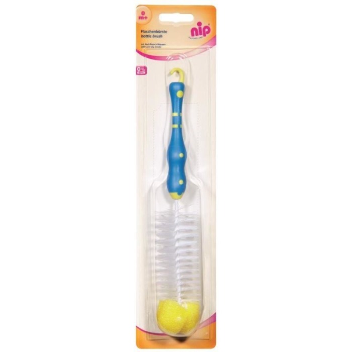 Perie pentru biberoane cu maner antialunecare, 0+ luni, nip 37010 [2]