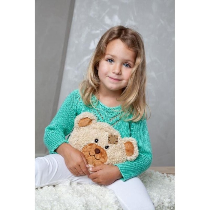 Pernuta termica anticolici cu samburi de cirese si husa detasabila - Ursulet - Gruenspecht [4]