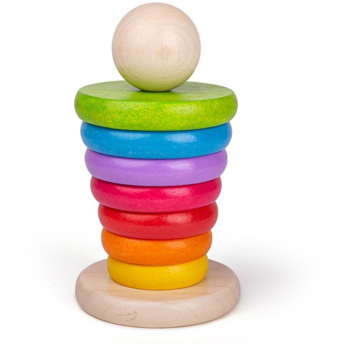 Piramida din lemn - Curcubeul [5]