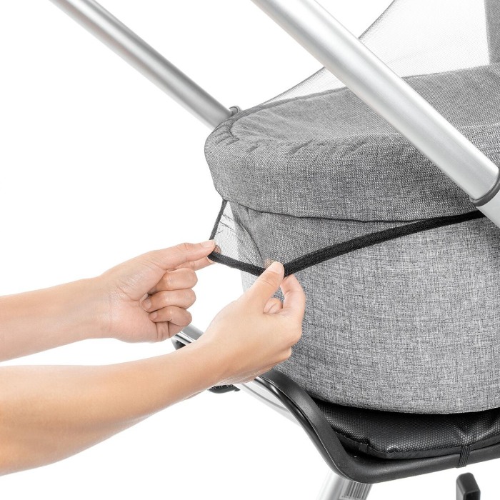 Plasa de insecte pentru carucior bebelusi, protectie tantari, 0+ luni, neagra, Reer BiteSafe black 87021 [5]