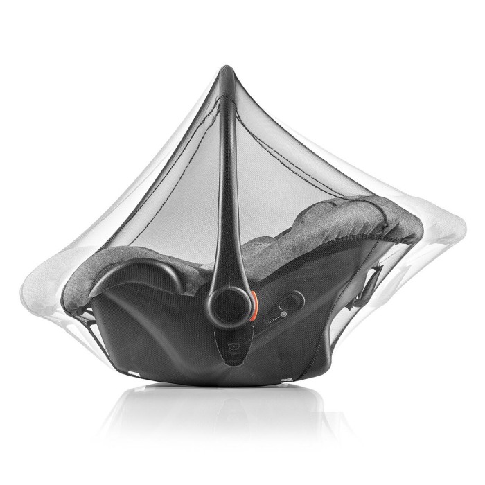 Plasa de insecte pentru scoica si scaun auto bebelusi, protectie tantari, 0+ luni, neagra, Reer BiteSafe 87011 [2]