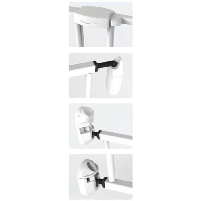 Poarta de siguranta extensibila Noma, 62 – 102 cm, metal negru, N93330 [3]