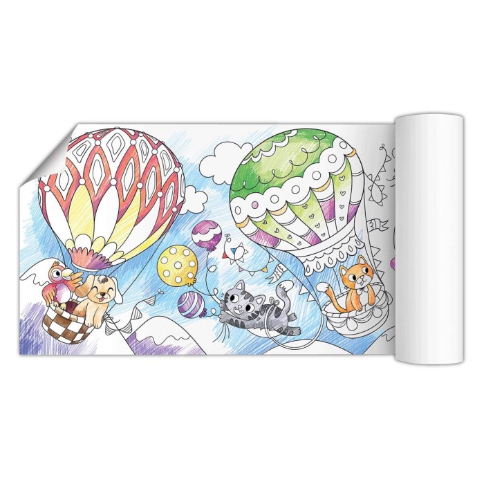 Poster de colorat - Aventurile animalutelor [3]