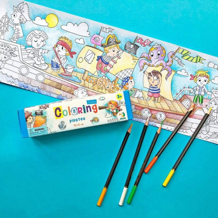 Poster de colorat - Pirati [5]