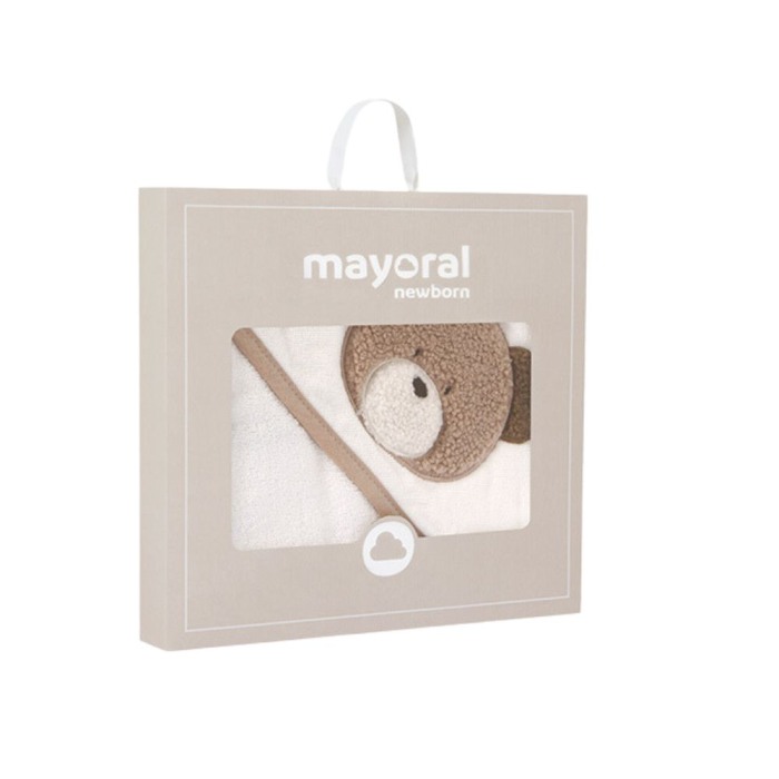 Prosop din bumbac sustenabil tip capa - Ursulet [4]