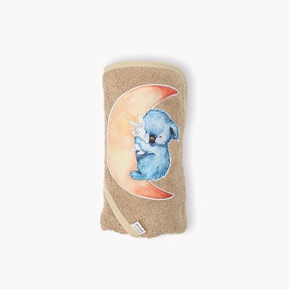 Prosop din frotir cu capison Blue Cocoa - Buva [5]