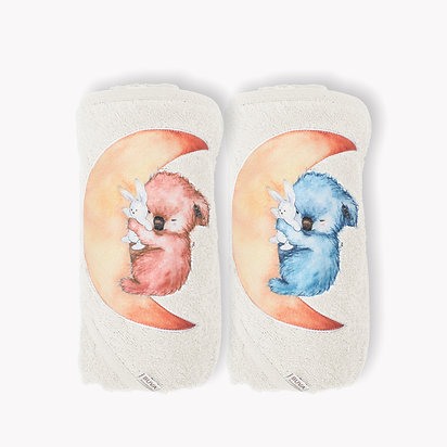 Prosop din frotir cu capison Blue Ecru - Buva [6]