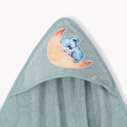 Prosop din frotir cu capison Blue Sage - Buva [3]