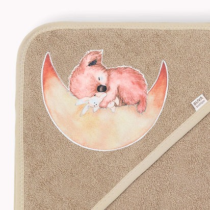 Prosop din frotir cu capison Blush Cocoa - Buva [3]