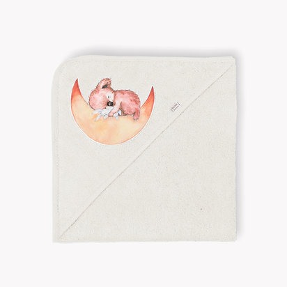 Prosop din frotir cu capison Blush Ecru - Buva [2]