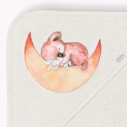 Prosop din frotir cu capison Blush Ecru - Buva [3]