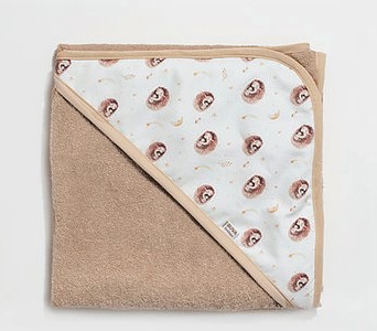 Prosop din frotir cu capison Chesnut Hedgehog [2]