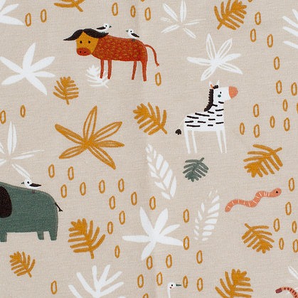 Prosop din frotir cu capison White Jungle [3]