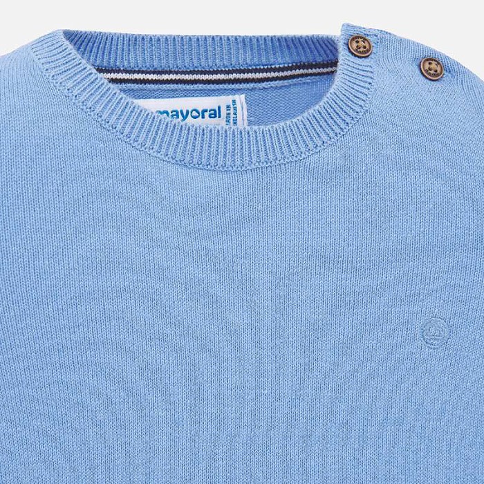 Pulover clasic, baiat - bleu [3]