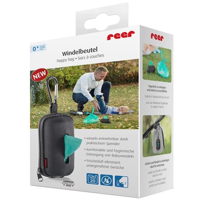 Pungi igienice parfumate pentru scutece, cu dispenser, Reer 85011 [4]