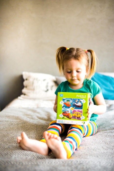 Puzzle 4 in 1 - Vehicule (12, 16, 20, 24 piese) [3]