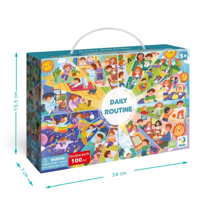 Puzzle - Activitatile zilnice (100 piese) [4]