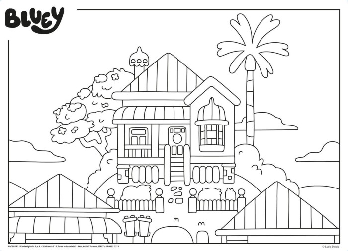 Puzzle de colorat - Bluey si ora de povesti (24 piese) [3]