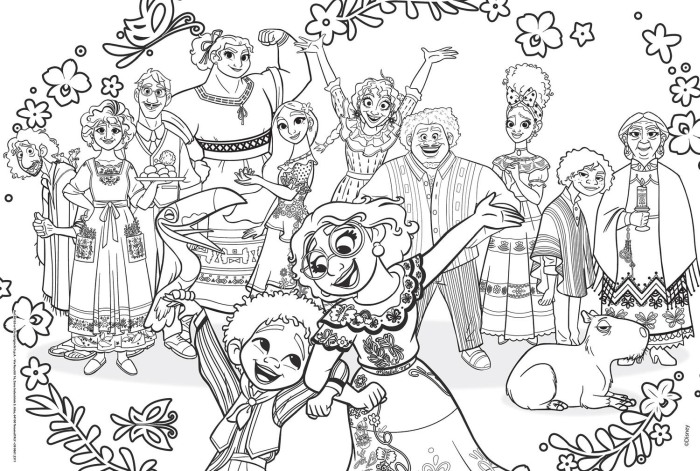 Puzzle de colorat - Encanto (2 x 60 piese) [5]