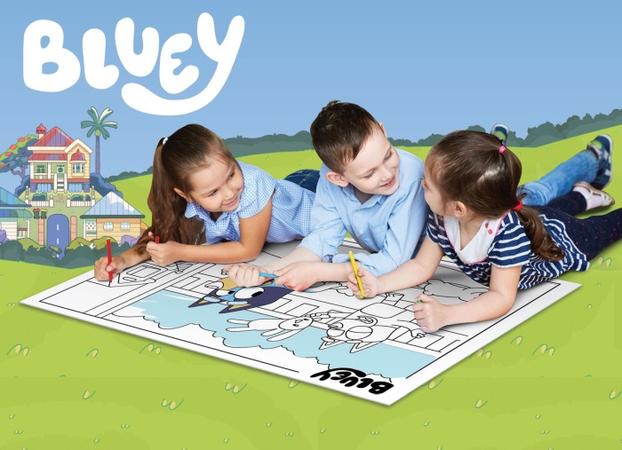 Puzzle de colorat maxi - Bluey (60 de piese) [4]