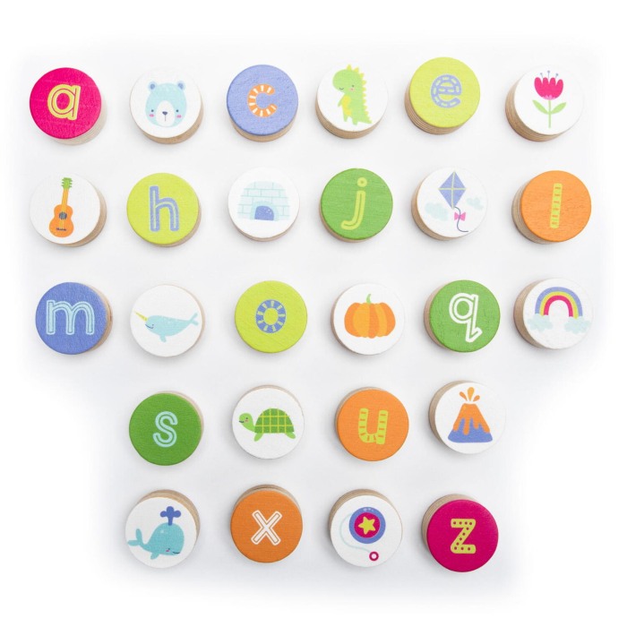 Puzzle din lemn - Litere & sunete in lb. engleza [3]