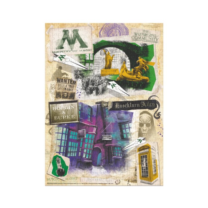 Puzzle Harry Potter - Ministerul Magiei & Aleea Nocturn (450 piese) [3]