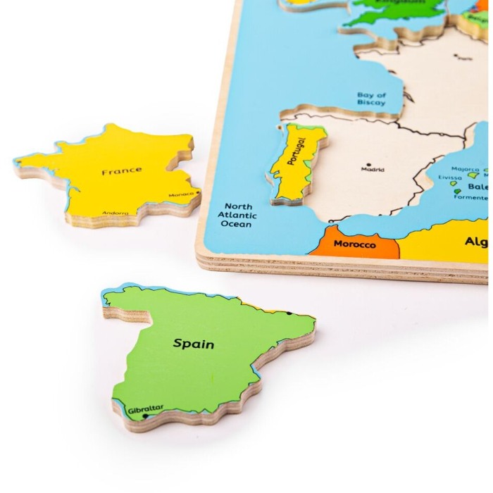 Puzzle incastrat - Harta Europa [6]