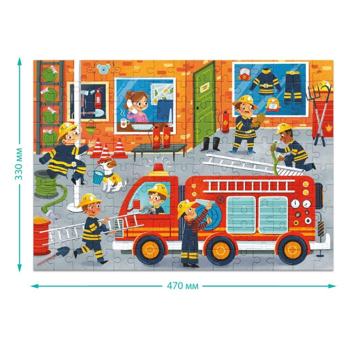 Puzzle meserii - Pompier (150 piese) [5]