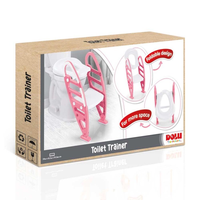 Reductor pentru toaleta cu scarita - Roz [7]