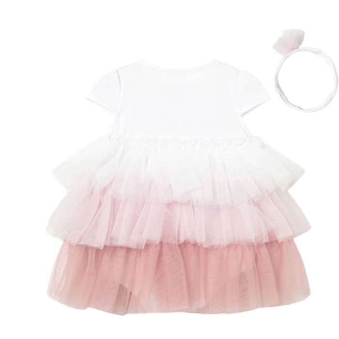 Rochie - body ceremonie - Tul + bentita - Mayoral [2]