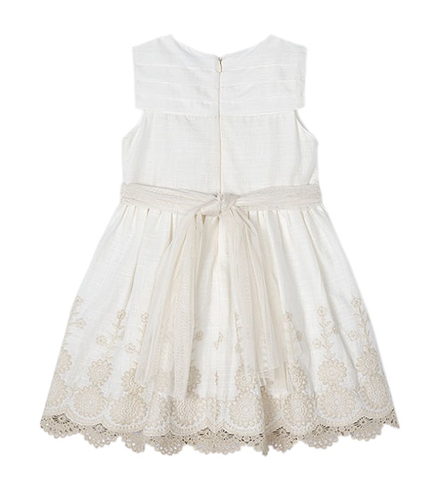 Rochie brodata Better Cotton - bej [3]