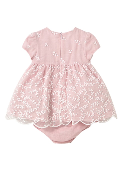 Rochie brodata + chilotei - Roz [2]