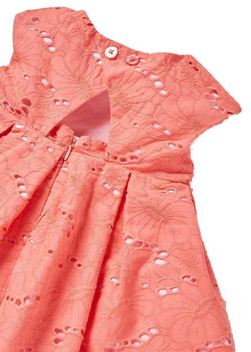 Rochie brodata - Coral - Mayoral  36 luni [3]