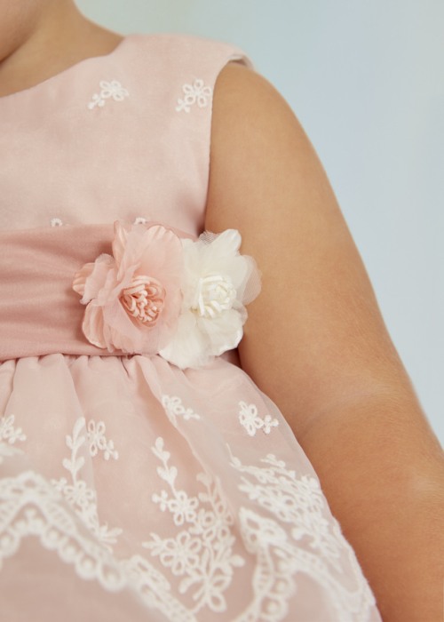 Rochie Broderie Rosa Ceremonie - Abel & lula 3 ani [3]