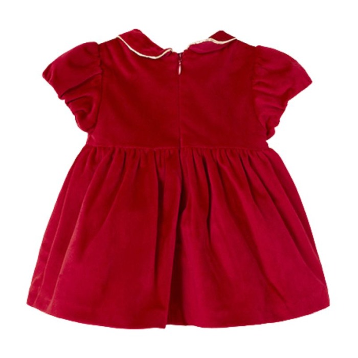 Rochie catifea + boneta - Rosu - Mayoral  1-2 luni [2]