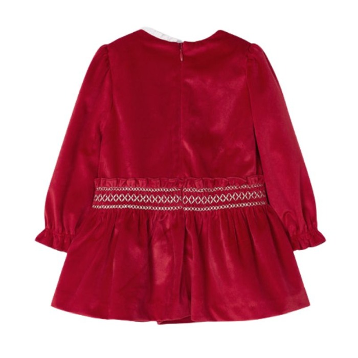 Rochie catifea fagure de miere - Mayoral 18 luni [3]