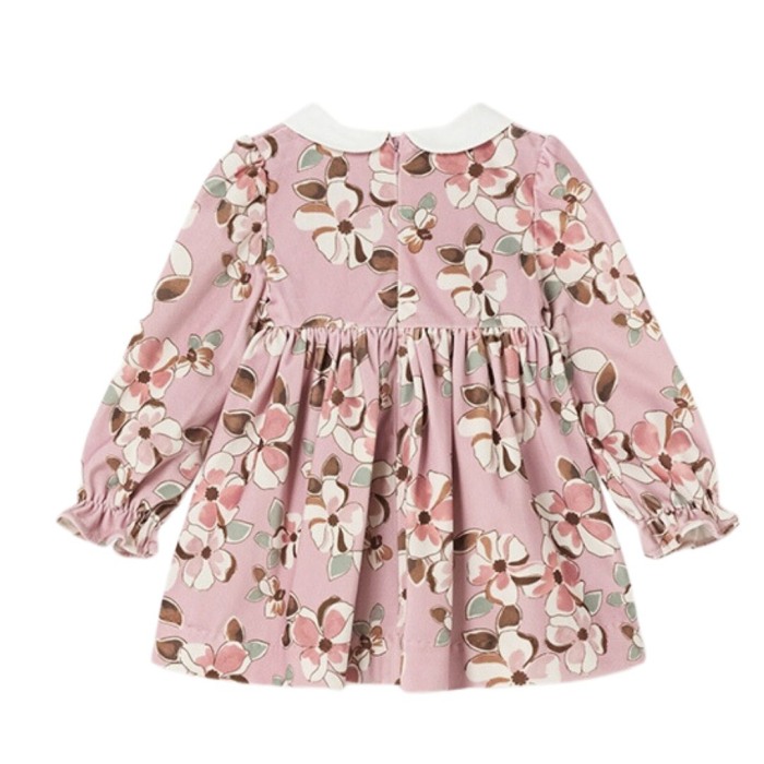 Rochie Catifea imprimeu floral - Roz pudrat - Mayoral   36 luni (98 cm) [2]