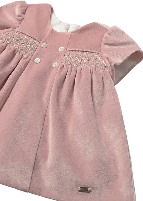 Rochie catifea - roz pal - Mayoral [3]