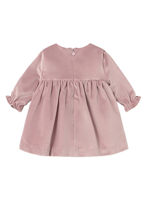 Rochie catifea - roz perlat [2]
