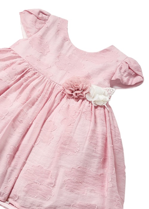 Rochie ceremonie devoré - roz [3]