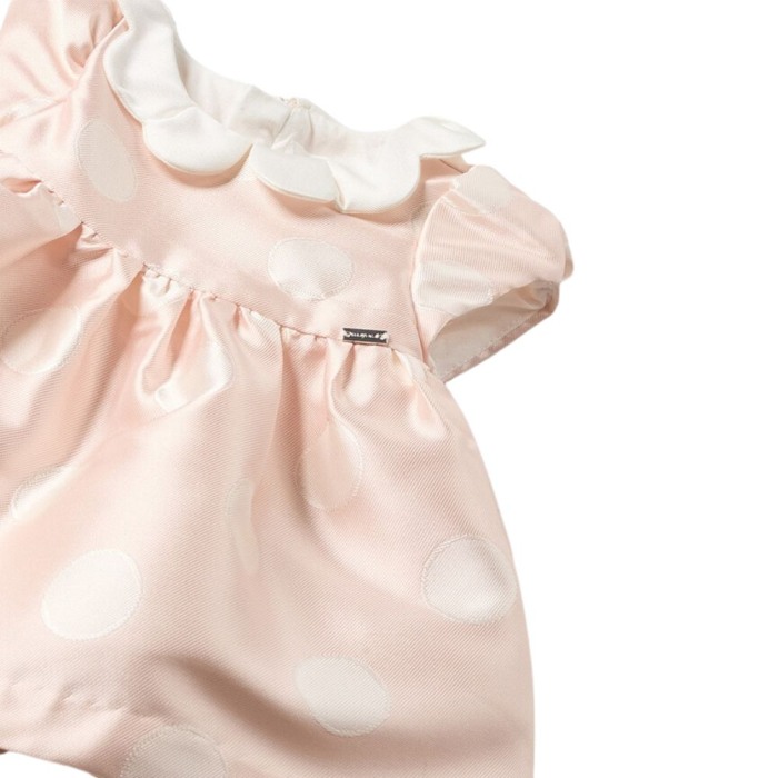 Rochie ceremonie jacard - Buline albe - Mayoral  4-6 luni (70 cm) [3]