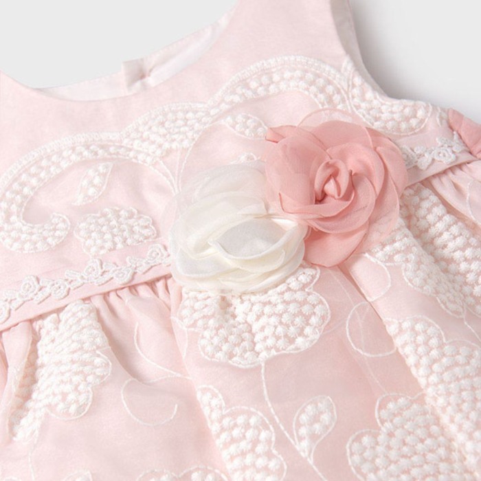 Rochie Ceremonie Organza Broderie  - Abel & lula 6-9 luni [3]