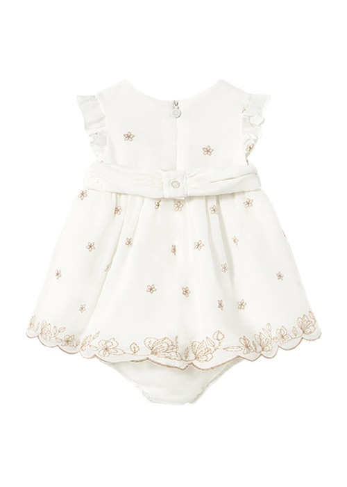 Rochie + chilotei - Alb/Crem - Mayoral  18 luni [2]
