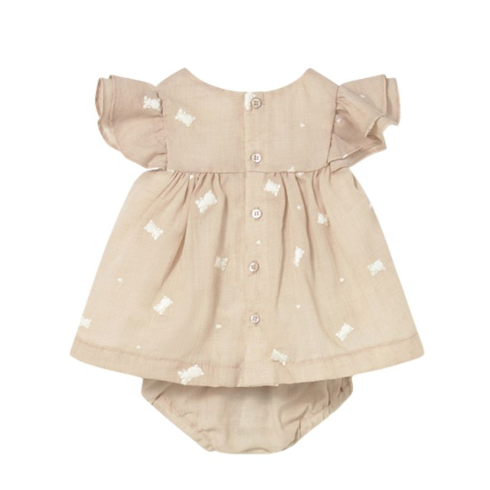 Rochie  + chilotei nou nascut -  Bej inchis- Mayoral [2]