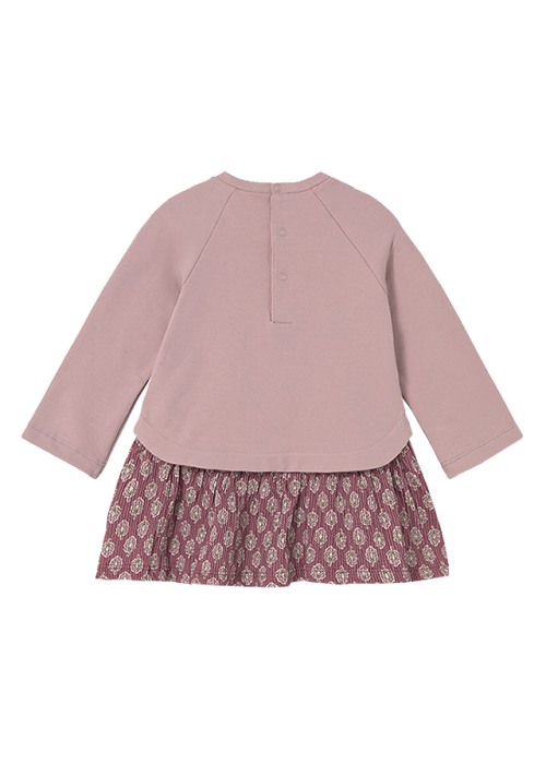 Rochie combinata - roz inchis - Mayoral 4 ani [2]