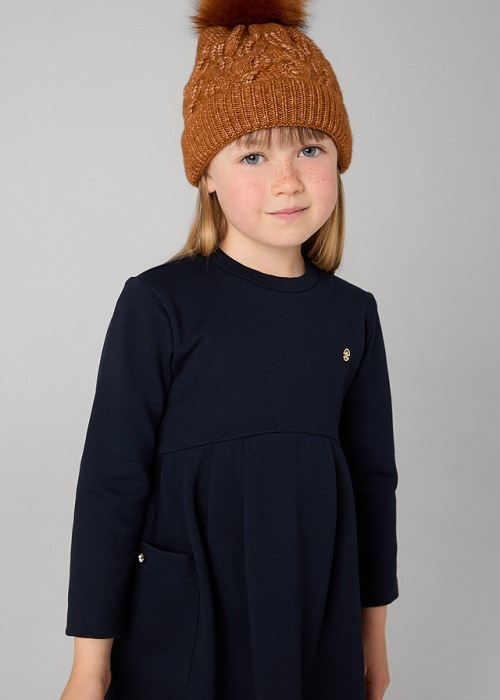 Rochie cu buzunare - bleumarin - Mayoral   8 ani [3]