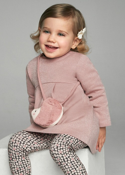 Rochie cu gentuta arici - roz pal - Mayoral  36 luni [6]