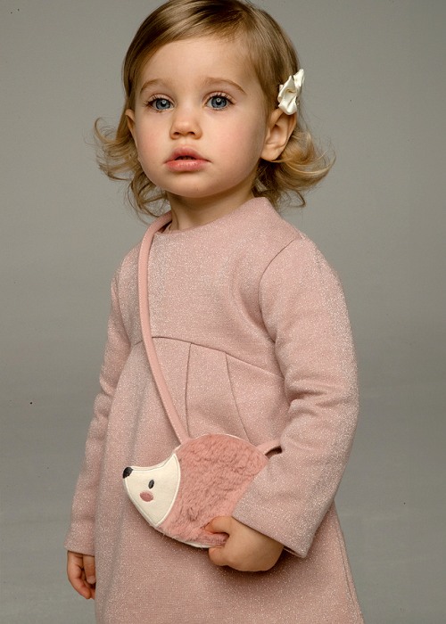 Rochie cu gentuta arici - roz pal - Mayoral  36 luni [7]