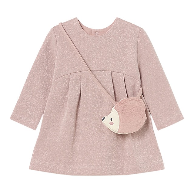 Rochie cu gentuta arici - roz pal - Mayoral  36 luni [3]