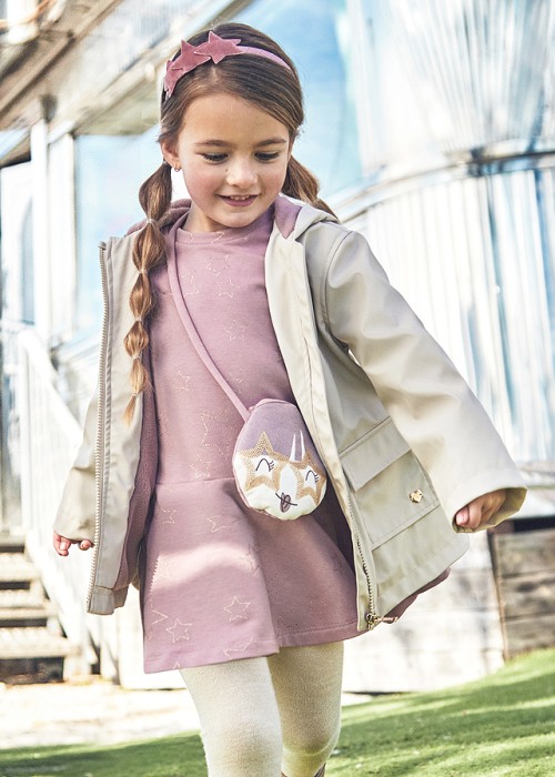 Rochie cu gentuta fetita - roz - Mayoral   5 ani [4]